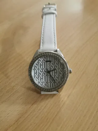 Orologio Guess Donna Bianco Argento funzionante