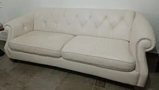 Divano 3 posti Natuzzi Metropolis vera pelle