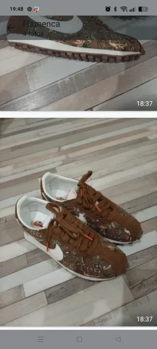 Zapatillas Nike cortez Marrones y Multicolor