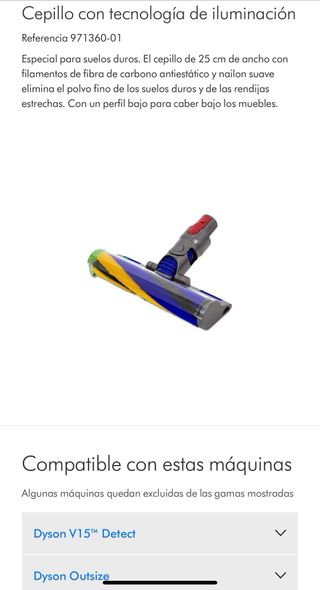 Cabezal Dyson Fluffy Optic