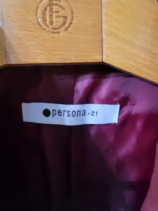 Giacca in pelle scamosciata bordeaux chiaro