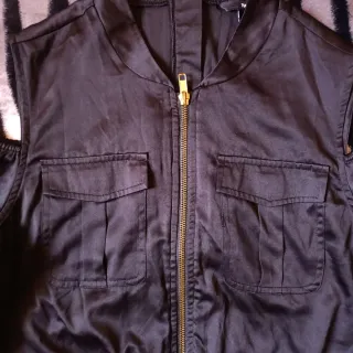 Bomber spalle scoperte nero