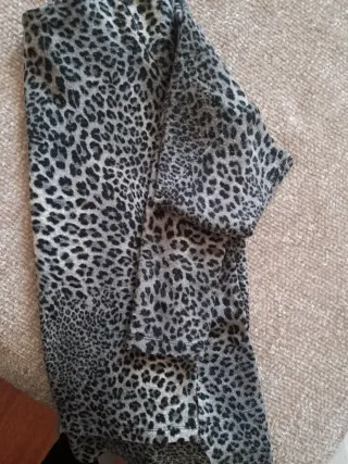 Jersey Zara Estampado Leopardo Talla S