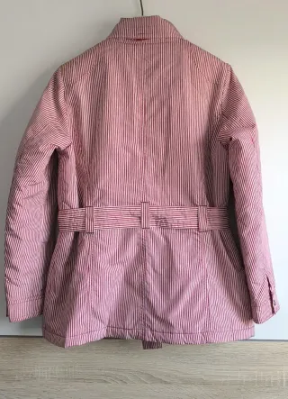 Parka La Jaca Talla L Rayas Rojas