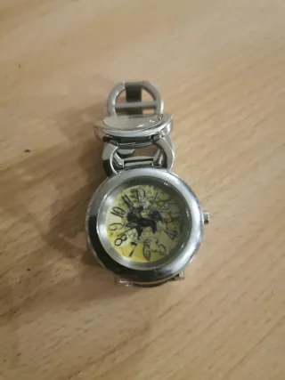 Orologio donna argento e giallo Funzionante