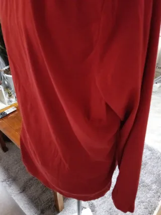 Blusa punto manga larga mujer