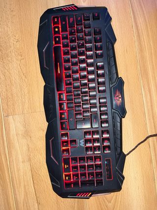 Teclado Gaming Woxter Negro Multicolor