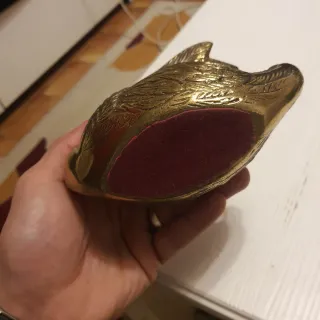 Cigno Vintage Ottone Fioriera