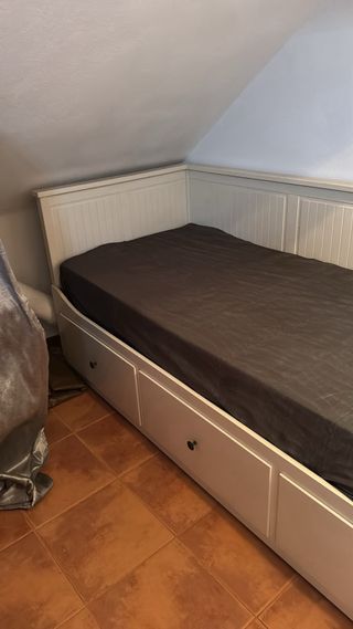 Cama Diván Blanca Ikea