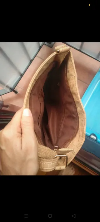 Bolso / bandolera de corcho hecho a mano
