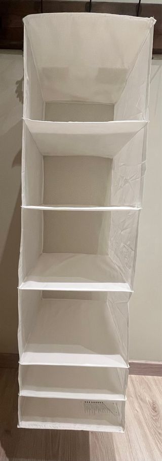 Appendiabiti per Armadio in Tessuto Bianco