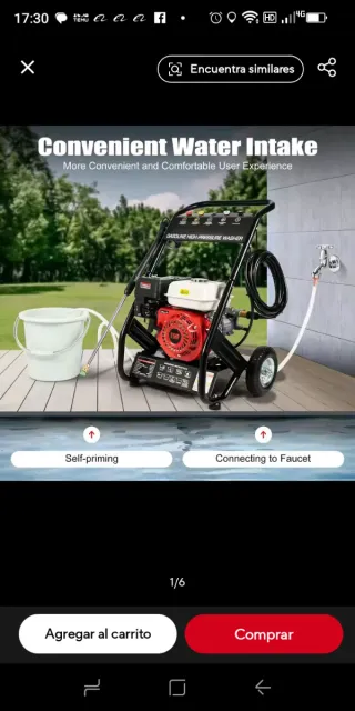 Hidrolimpiadora Gasolina Múltiples Boquillas