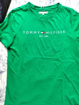 Maglietta Tommy Hilfiger Verde Est. 1985