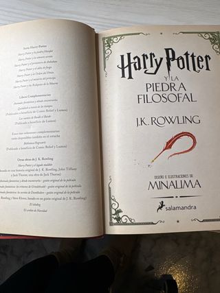 Harry Potter y la piedra filosofal (Ed. Minalim...