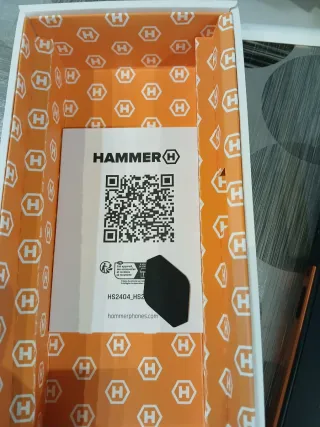 Hammer H Teléfono Móvil Negro/Naranja