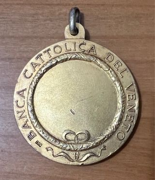 Medaglia Argento 800 Placcata Oro