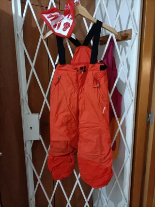 Mono de esquí para niño naranja