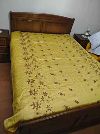 Colcha dorada 215x185