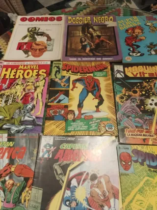 Lote de comics variados antiguos de coleccionista