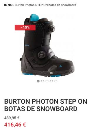 Tavola da snowboard LIB con attacchi e scarponi Burton