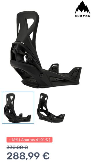 Tavola da snowboard LIB con attacchi e scarponi Burton