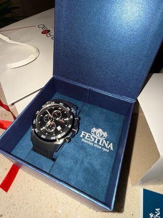 Reloj Festina Negro y Azul