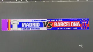 Bufanda Real Madrid vs Barcelona