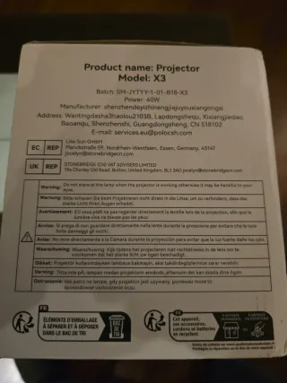 Proyector Polocsh X3