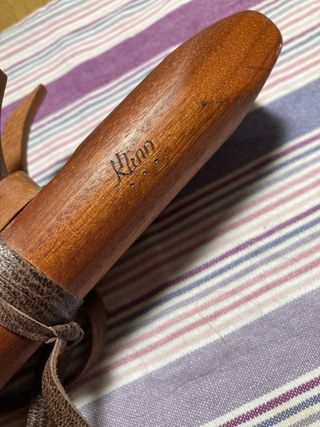 Flauta nativa doble Klinn madera 45 cm