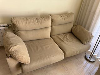 Divano beige 2 posti modello Omega