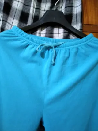 Lote pijama mujer azul y cuadros