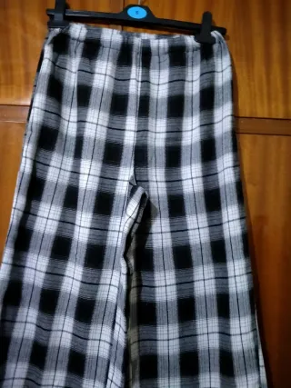 Lote pijama mujer azul y cuadros