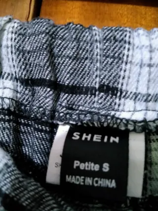 Lote pijama mujer azul y cuadros