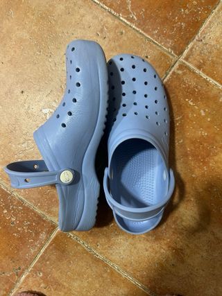 Zuecos Feliz Caminar Azules