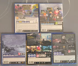 🇪🇸 CONFEZIONATI Lote di 5 Videogiochi PS 4