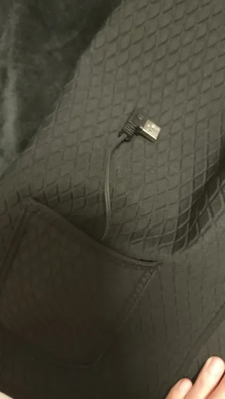 Chaleco calefactable negro