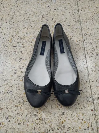 Manoletinas Tommy Hilfiger nere da donna