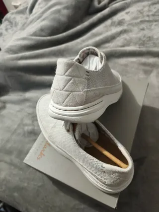 Zapatillas Clarks Hombre Gris/Blanco