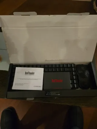 Teclado RedThunder Negro  (Teclado Nuevo Aleman)