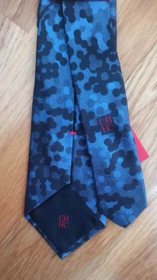 Corbata Carolina Herrera Azul Nueva