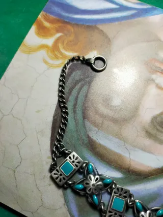 Gargantilla Plata Turquesa