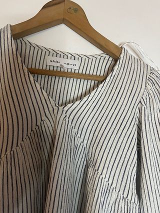 Blusa Lefties Rayas V-Neck