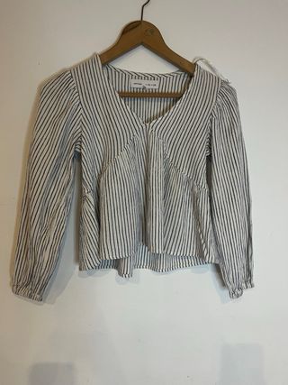 Blusa Lefties Rayas V-Neck