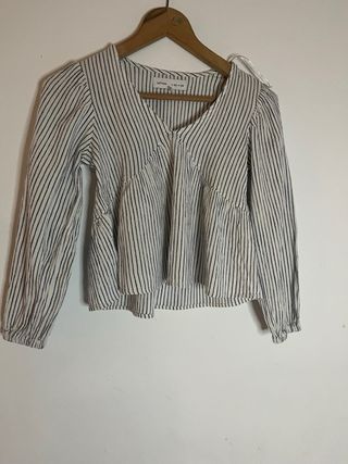 Blusa Lefties Rayas V-Neck