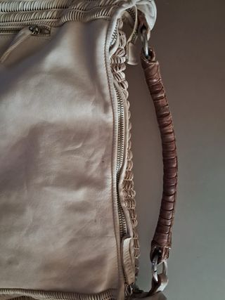 Borsa Reptile's House Beige/Marrone