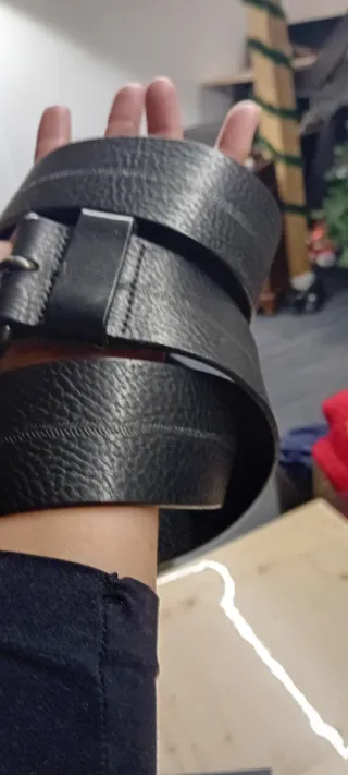 Cintura Armani Jeans Uomo Nera