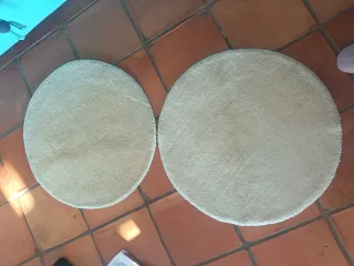 2 Tappeti Rotondi Beige Ikea