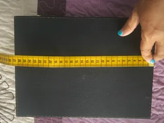 Estuche Joyería Anillos Negro y Beige