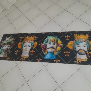 Tappeto Testa di Moro Lungo 2 Metri