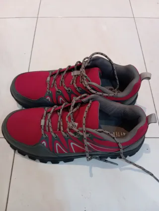 Zapatillas Tex Talla 41 Rojas y Grises